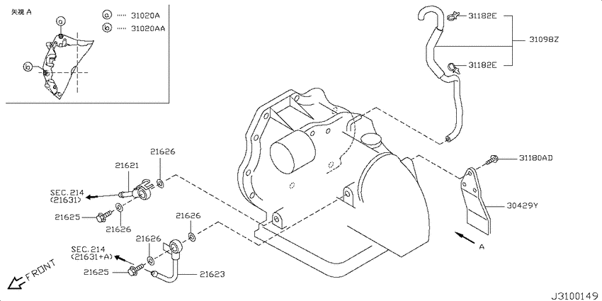 Auto transmission,transaxle & fitting