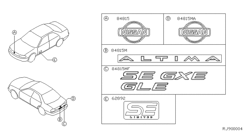 Emblem & name label