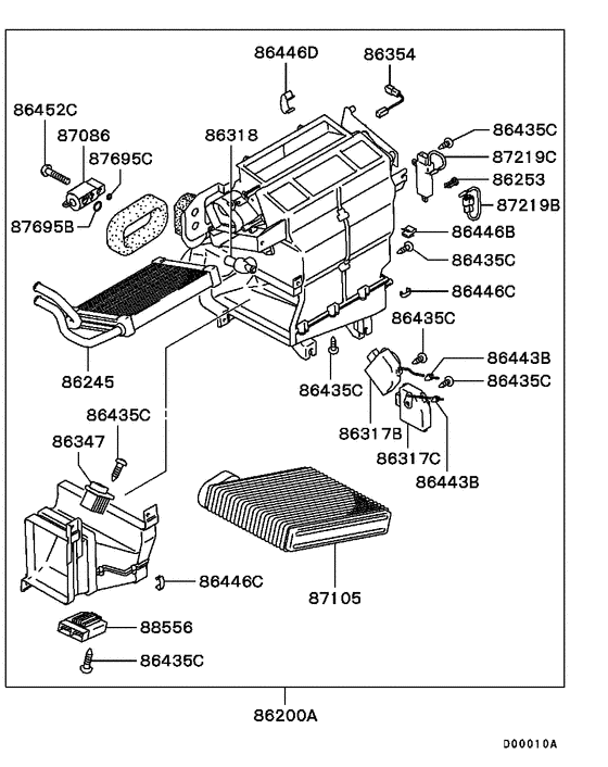 Heater unit & piping