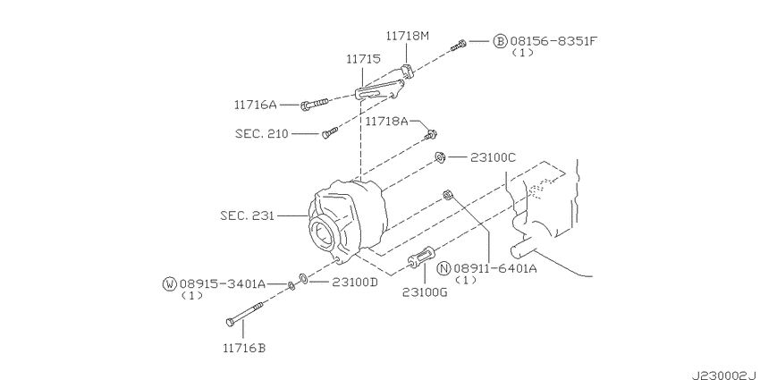 Alternator fitting