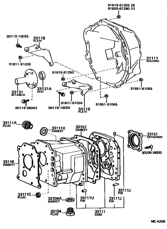 Clutch Housing & Transmission Case (Mtm)