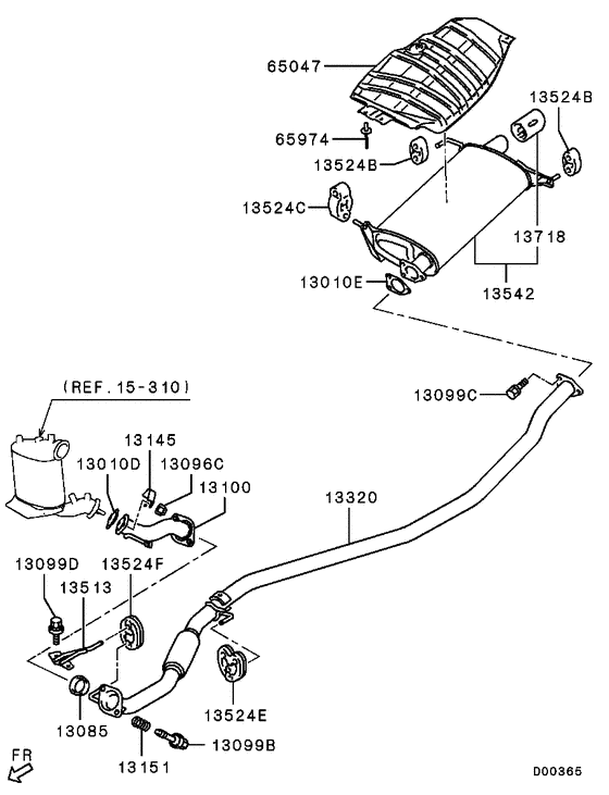 Exhaust pipe & muffler