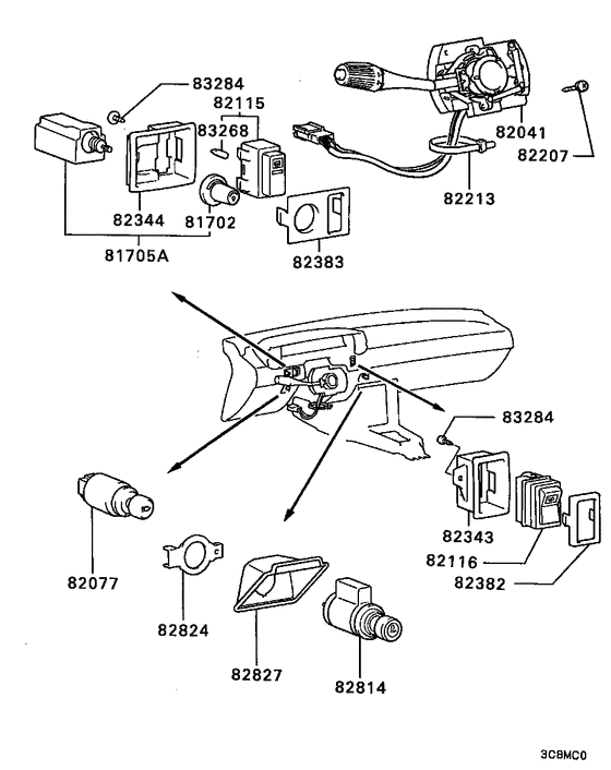 Switch & cigar lighter