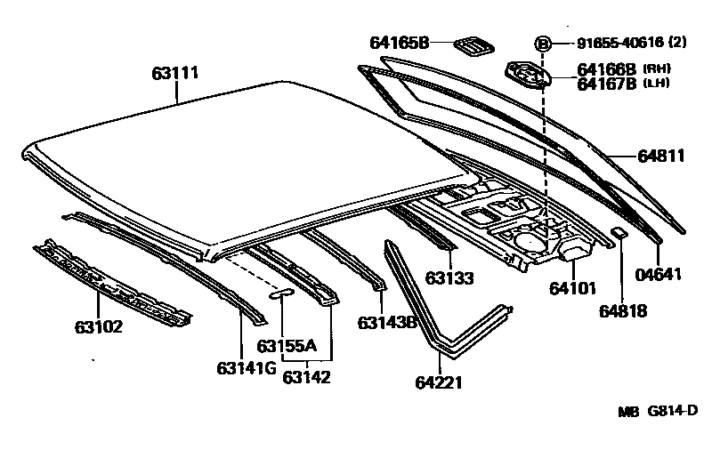 Roof Panel & Back Window Glass