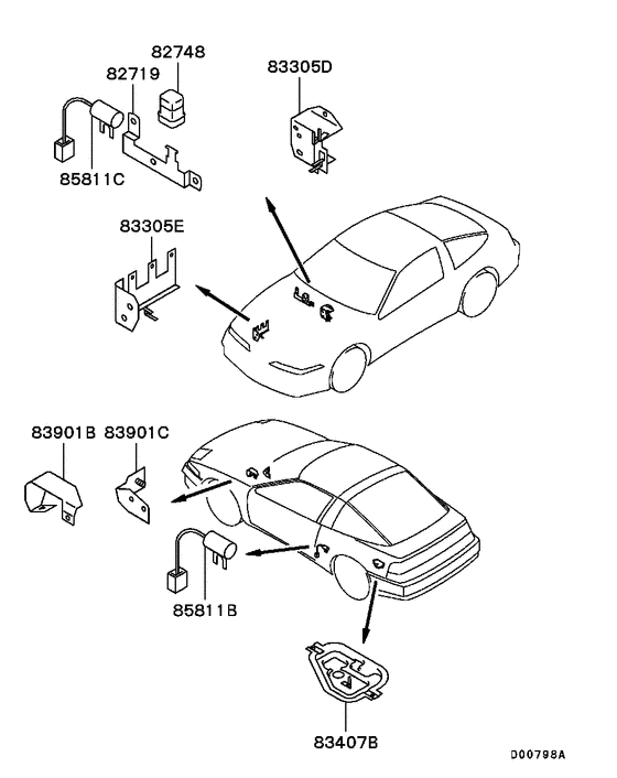 Wiring & attaching parts