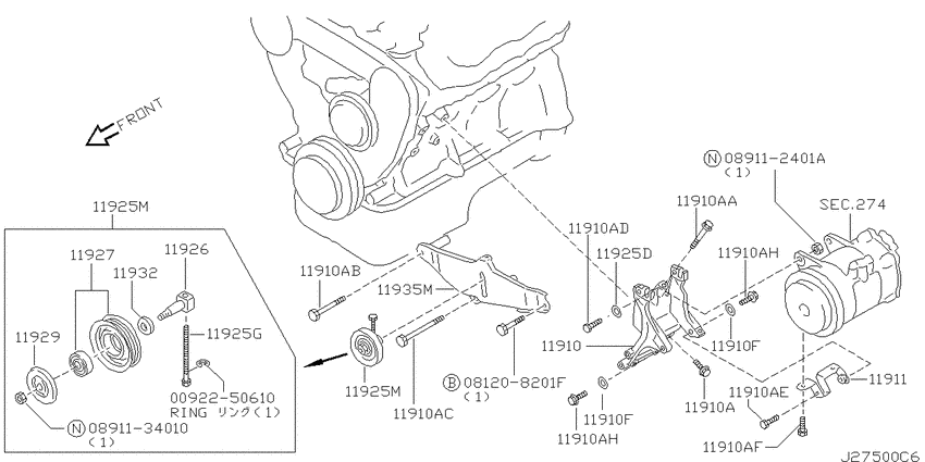 Compressor mounting & fitting