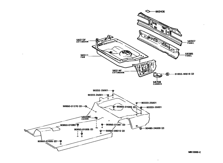Floor Pan & Lower Back Panel