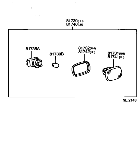 Side Turn Signal Lamp & Outer Mirror Lamp
