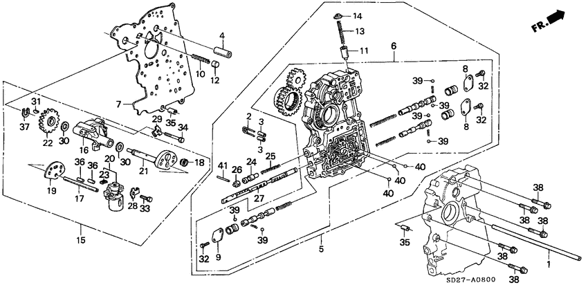 Main valve body/governor