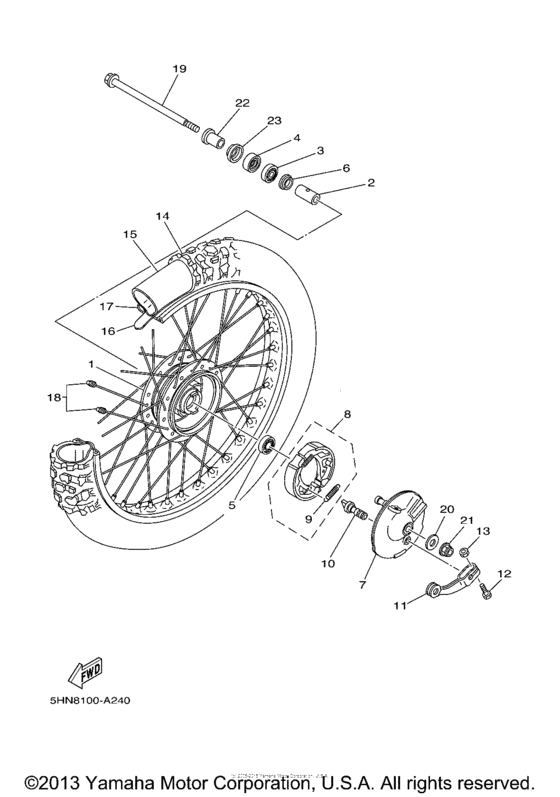 Front wheel