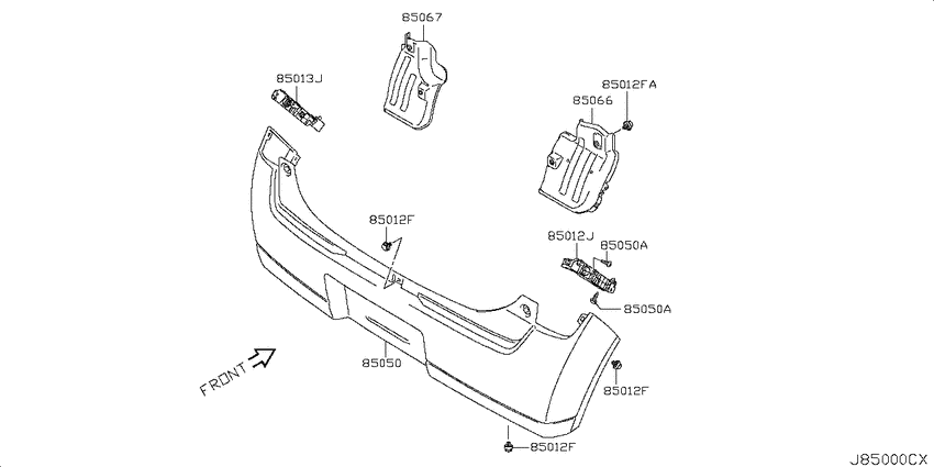 Rear bumper