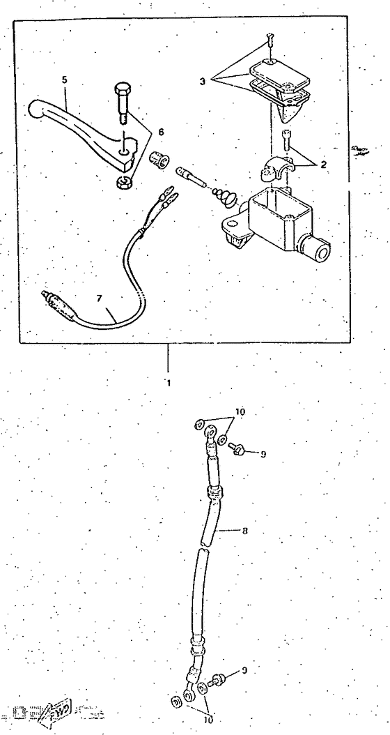 Front master cylinder