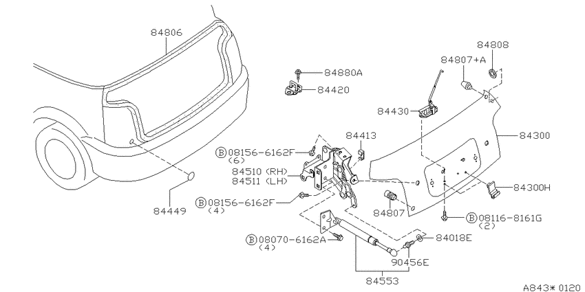 Trunk lid & fitting