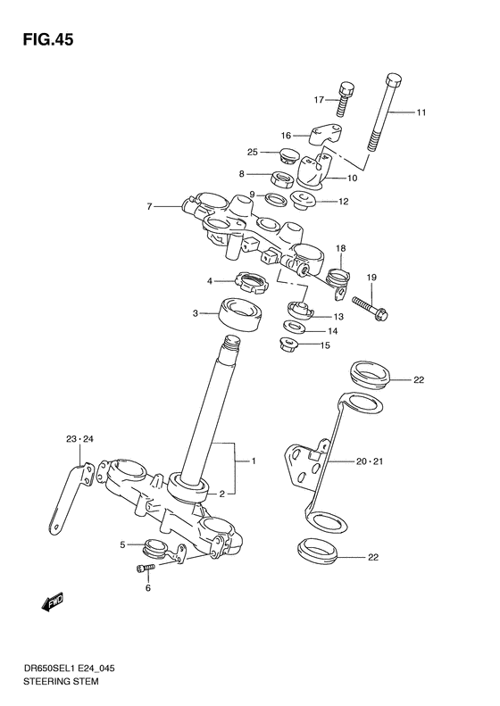 Steering stem