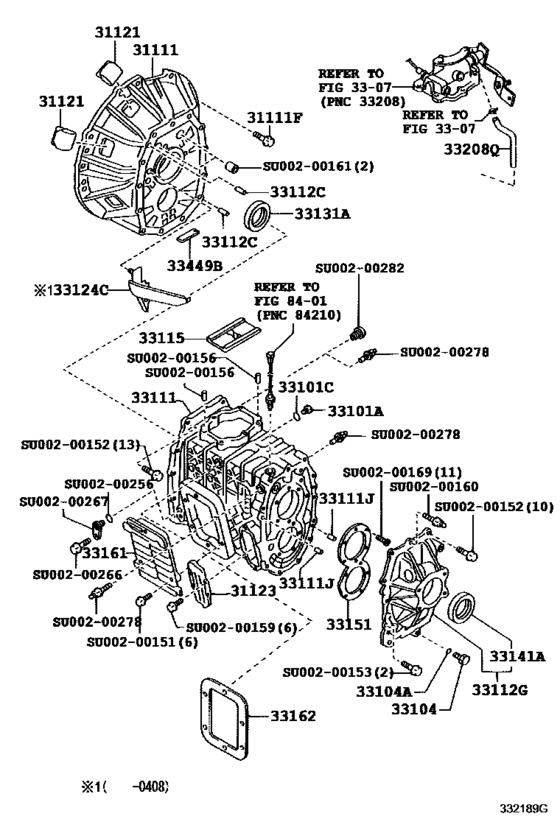Clutch Housing & Transmission Case (Mtm)