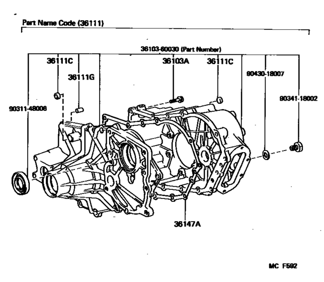 Transfer Case & Extension Housing