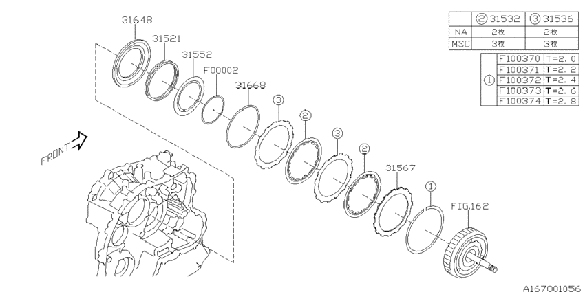 At, low & reverse brake
