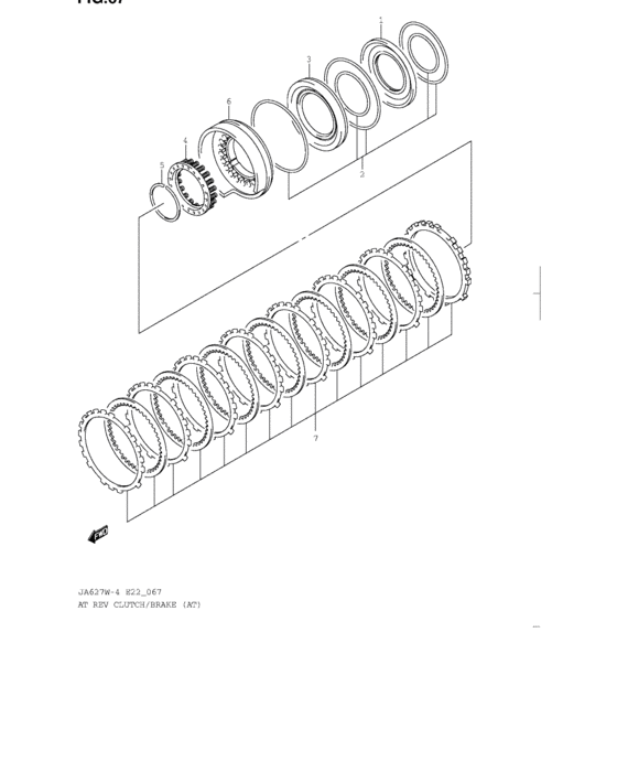 At rev clutch & brake