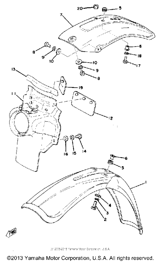Front fender - rear fender