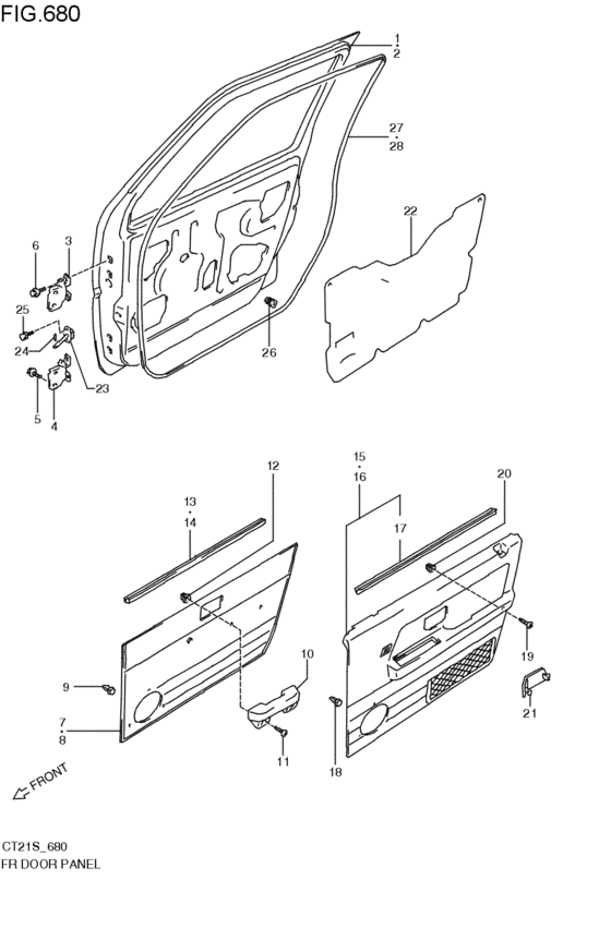front door panel