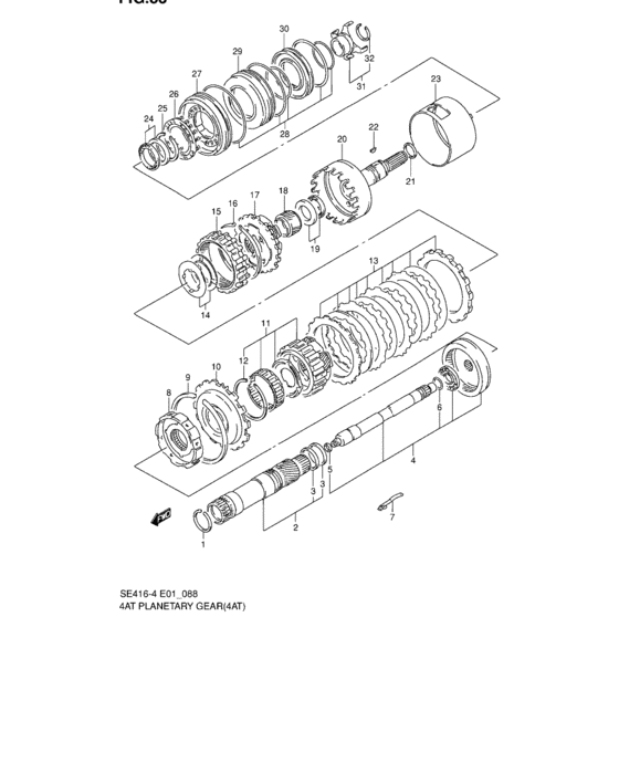 4at planetary gear
