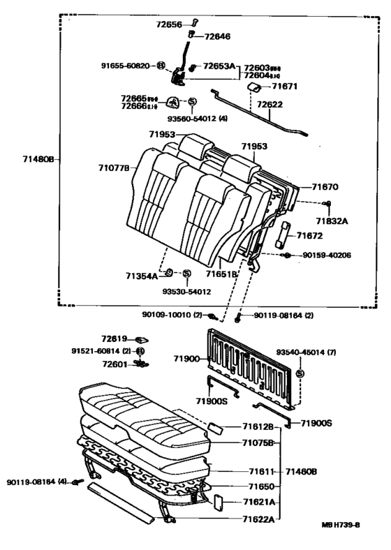 Rear Seat & Seat Track