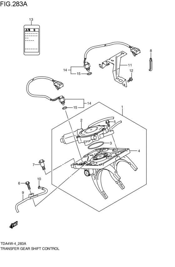 transfer gearlever control