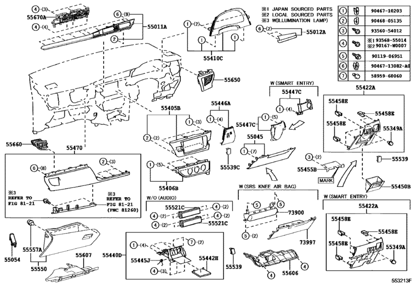 Instrument Panel & Glove Compartment