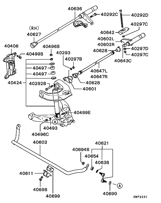 Front susp strut & spring