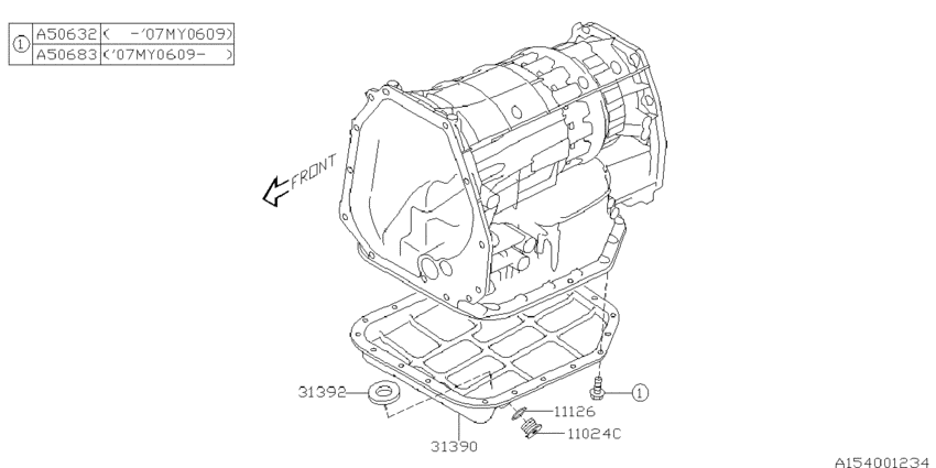 At, transmission case