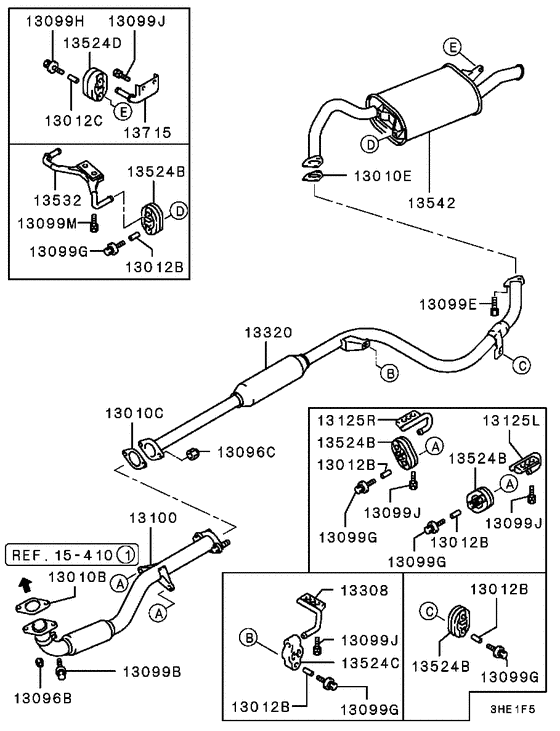 Exhaust pipe & muffler