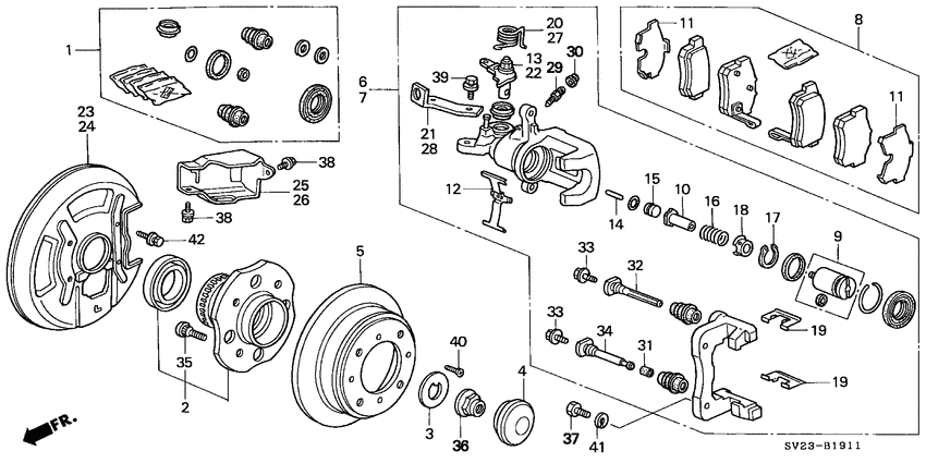 Rear brake