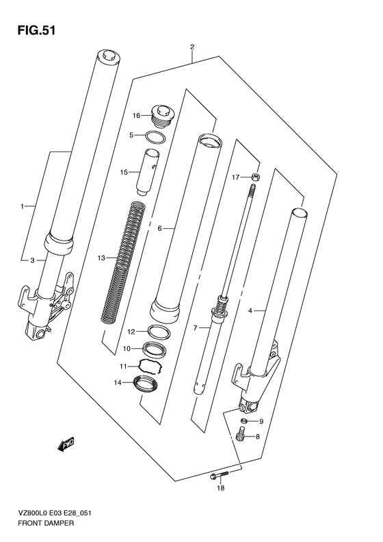 Front damper