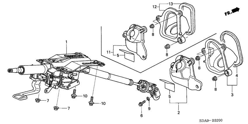 Steering column
