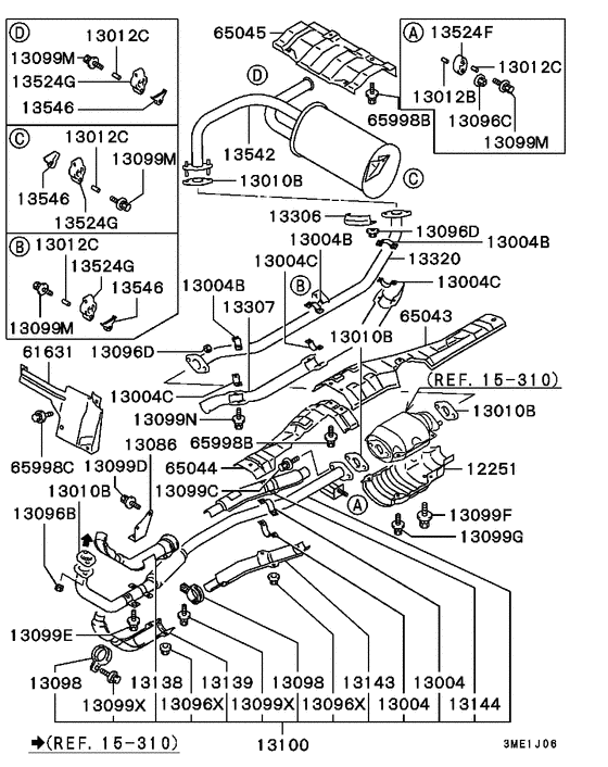 Exhaust pipe & muffler