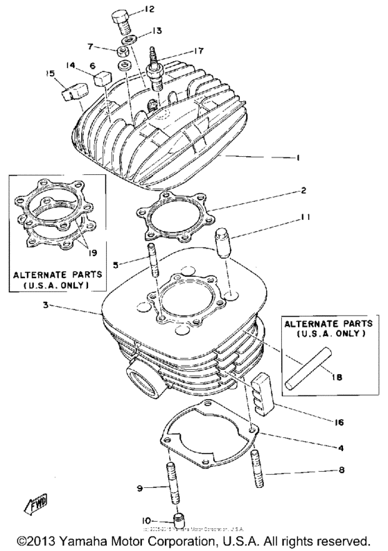 Cylinder head & cylinder