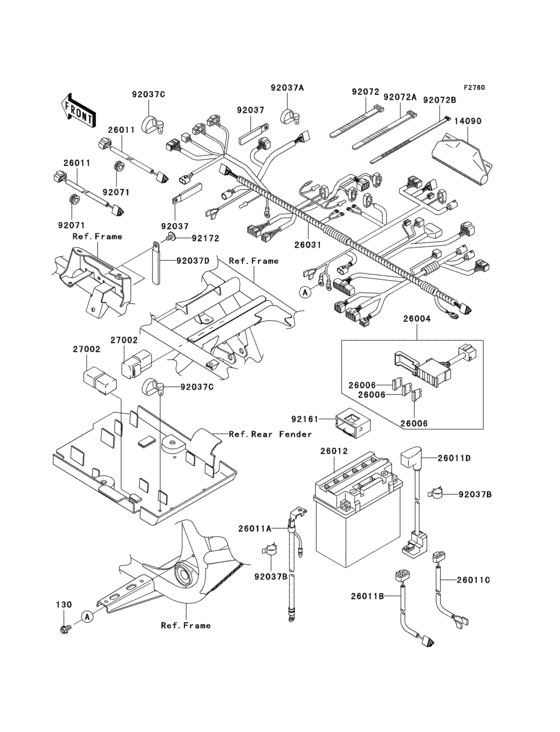 Chassis electrical equipment