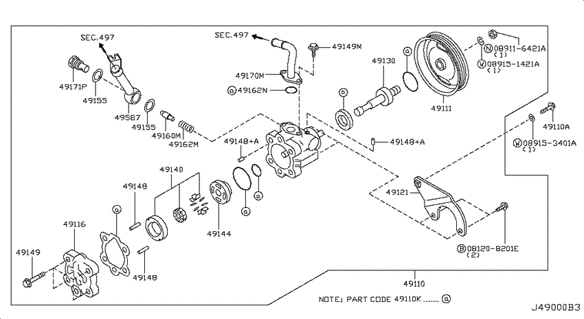 Power steering pump