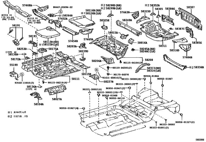 Floor Pan & Lower Back Panel