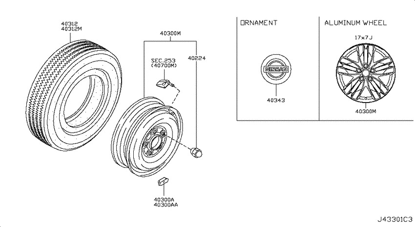 Road wheel & tire