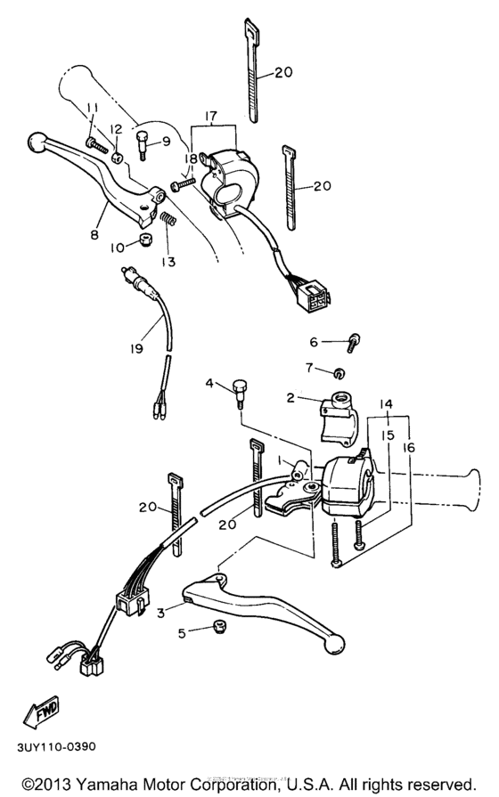 Handle switch & lever