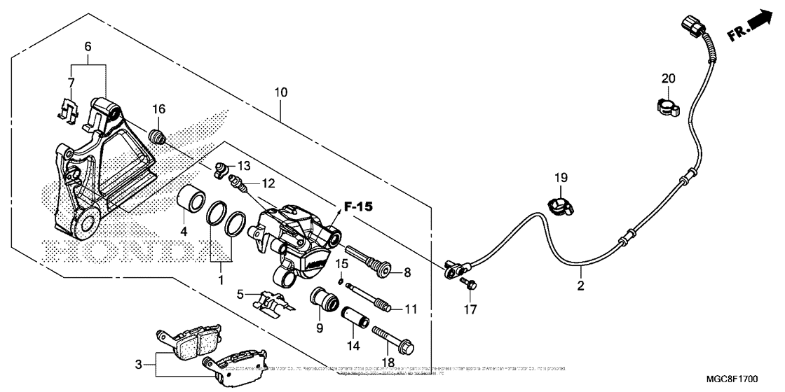 Rear Brake Caliper (1)