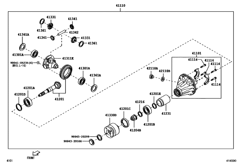 Rear Axle Housing & Differential