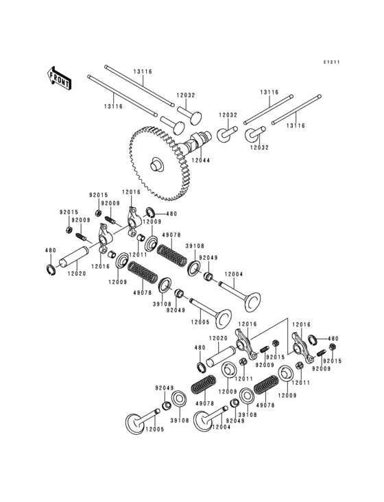 Valve(s)/camshaft(s)
