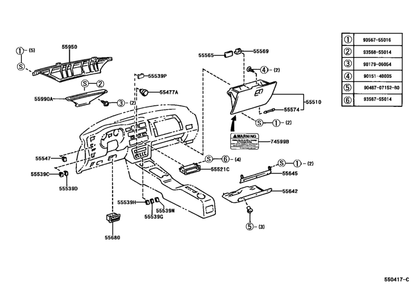 Instrument Panel & Glove Compartment