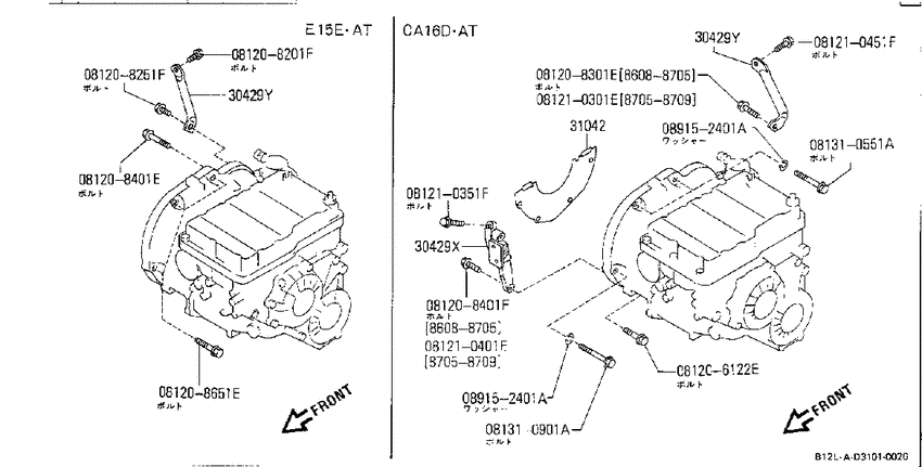 AT transmission & transaxle assembly