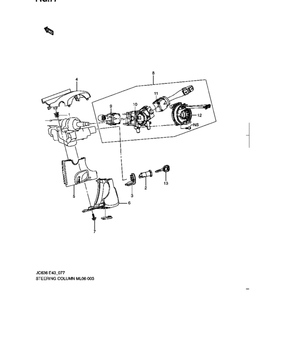 Steering column