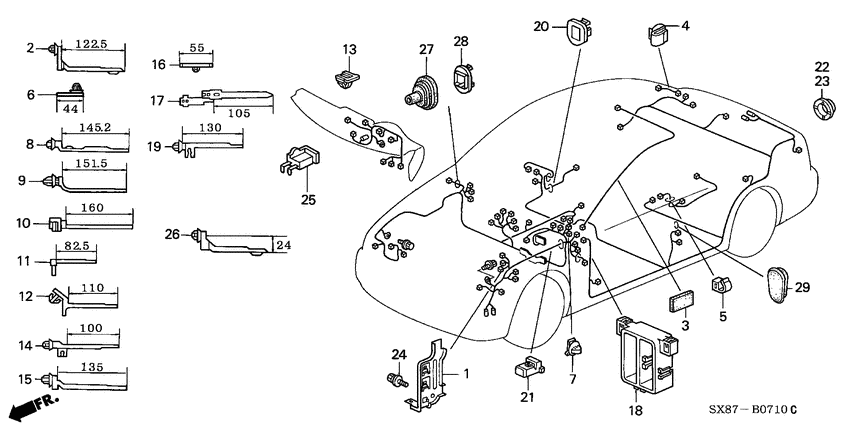 Harness band/bracket
