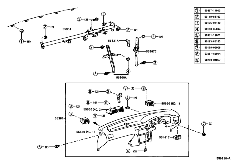 Instrument Panel & Glove Compartment