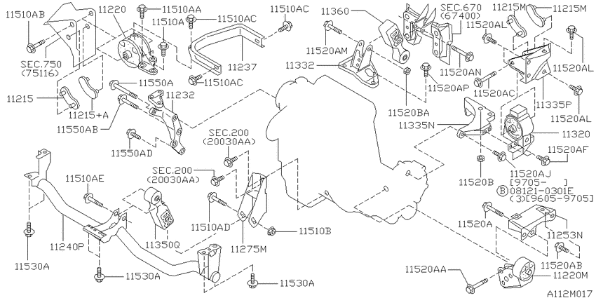 Engine & transmission   mounting
